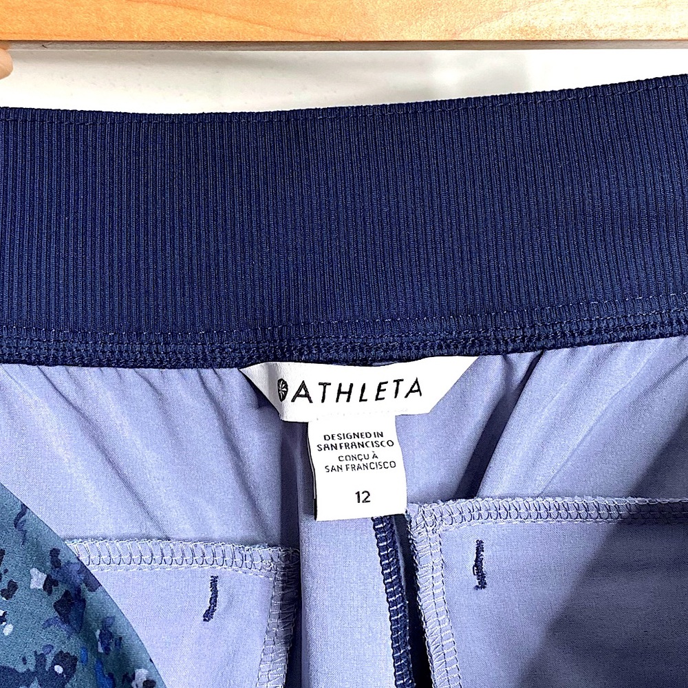Athleta Blue Patterned Pants - Picture 11 of 12